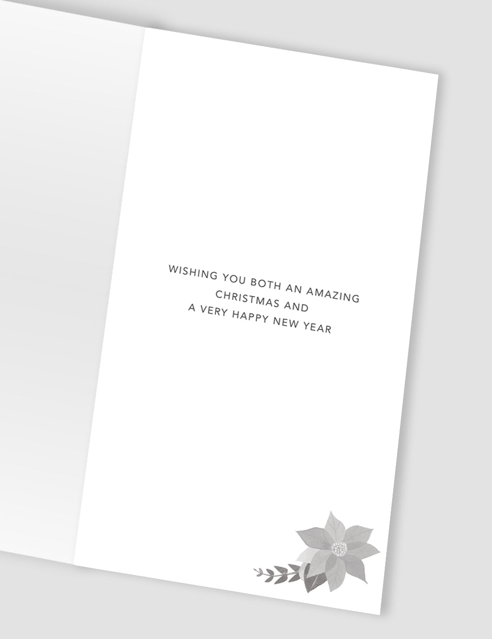 Embellished Brother & Sister-In-Law Champagne Hand-Finished Christmas Card