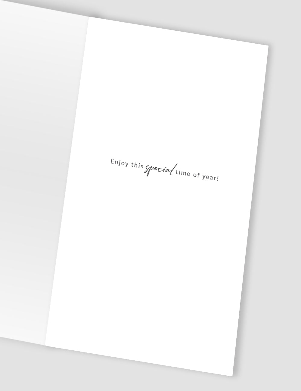 Embellished Brother Xmas Spirit Champagne Hand-Finished Christmas Greeting Card