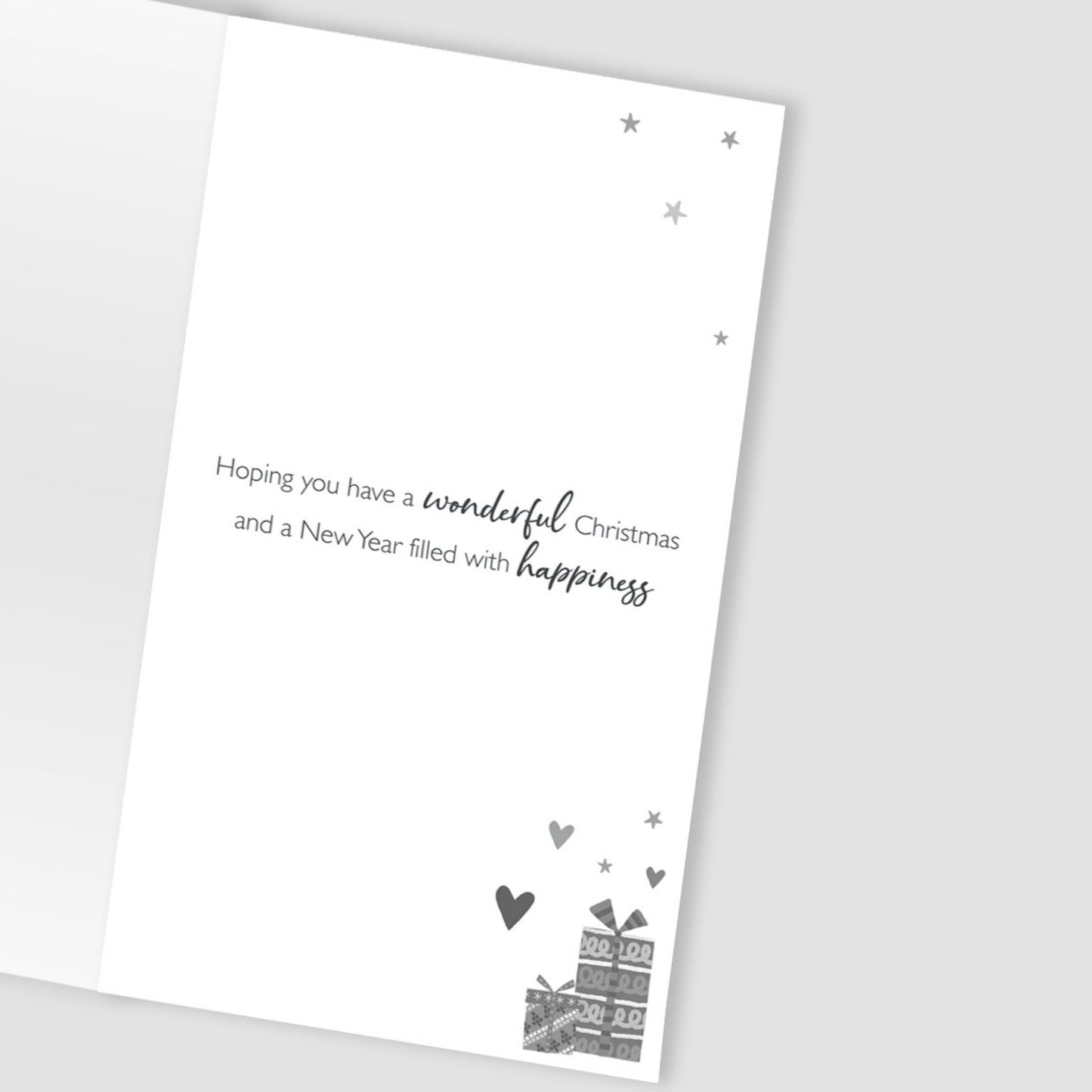 To Someone Special Christmas Card Hand-Finished Embellished Tree & Gifts Design