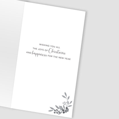 To Both Of You Christmas Card Hand-Finished Embellished Pair Of Robins Design