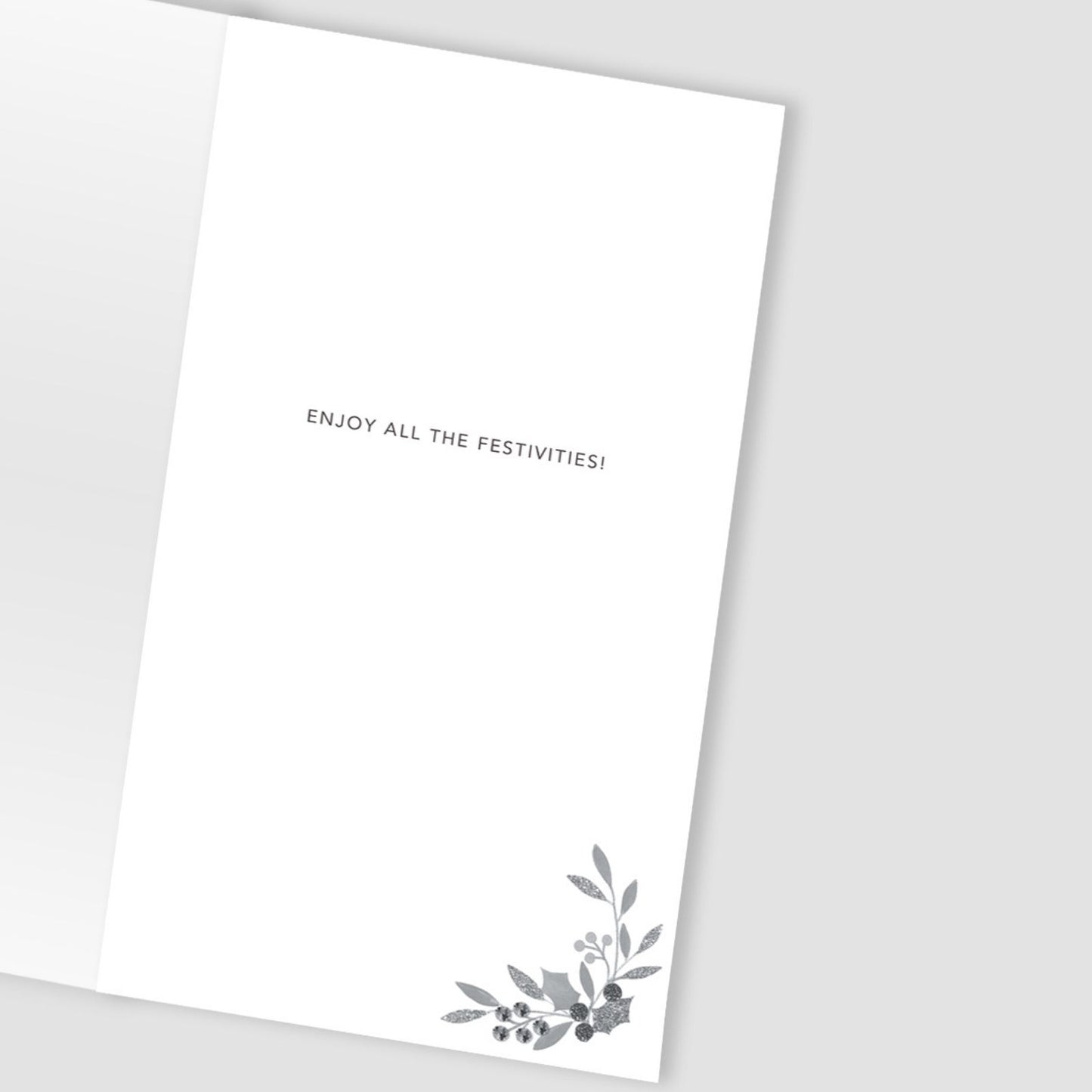 To Lovely Neighbours Christmas Card Hand-Finished Embellished 25 December Design