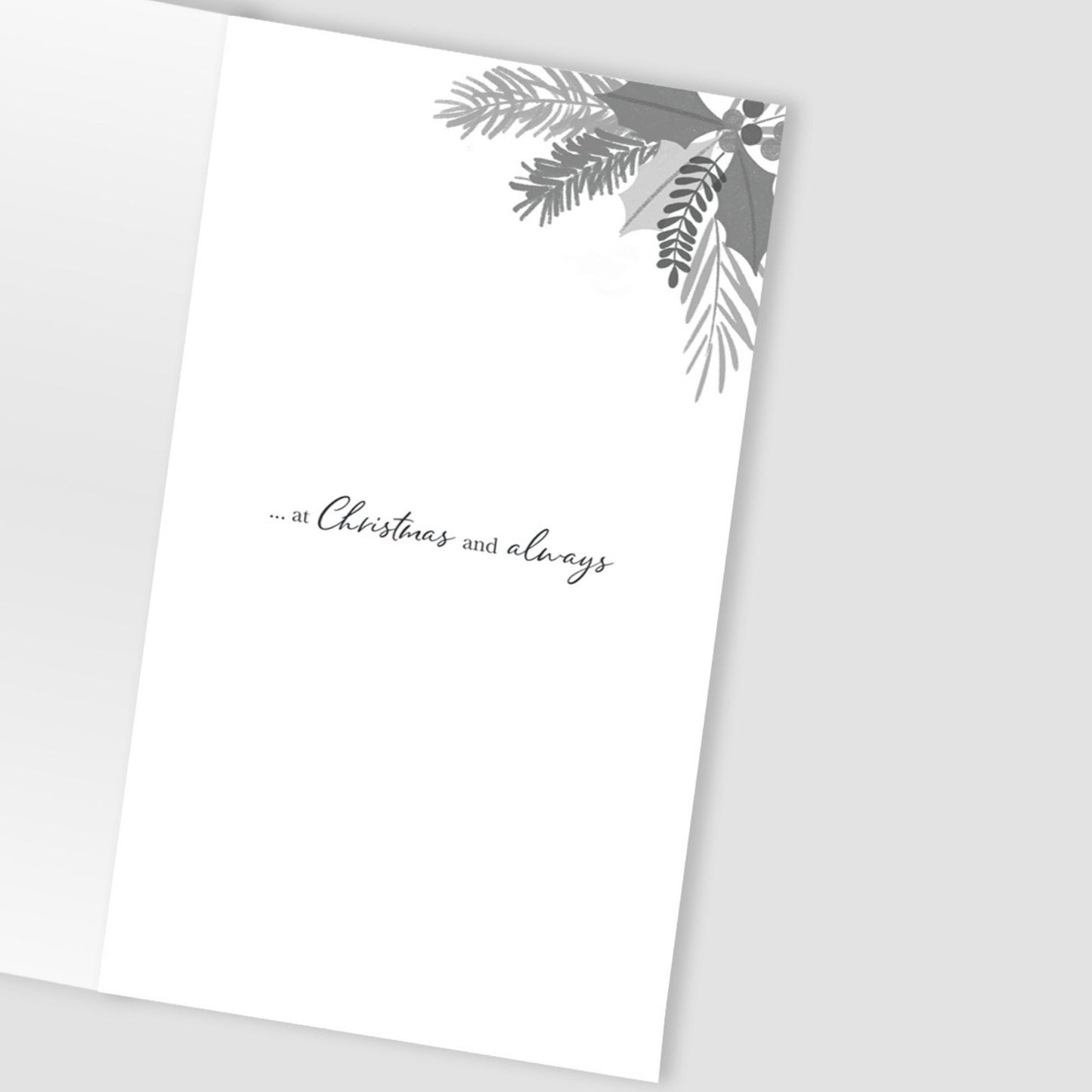 Loving Wife Christmas Card Hand-Finished Embellished Love Heart Baubles Design