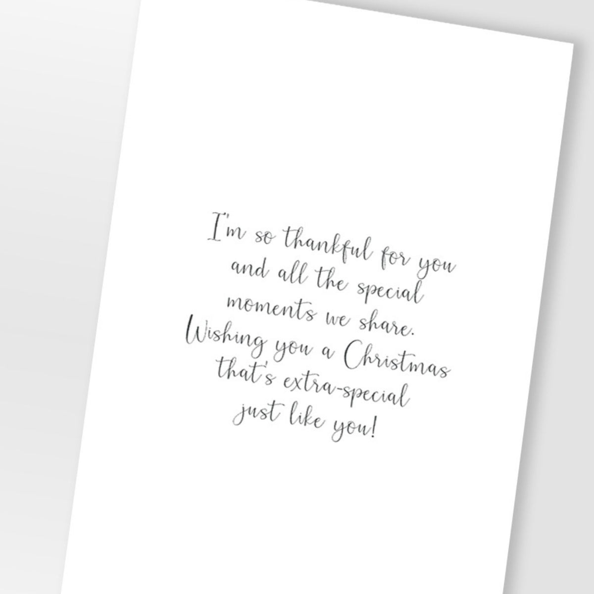 Wife Christmas Card Champagne Hand-Finished Embellished Gold Wreath Design