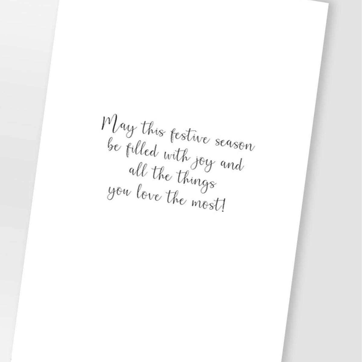 Son & His Partner Christmas Card Champagne Hand-Finished Embellished Design