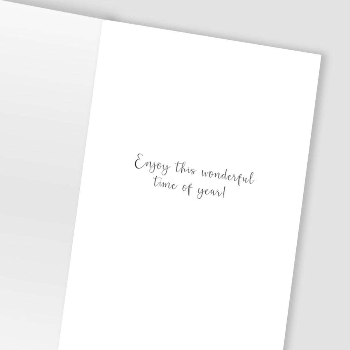 From All Of Us Christmas Card Champagne Hand-Finished Embellished Tree Design