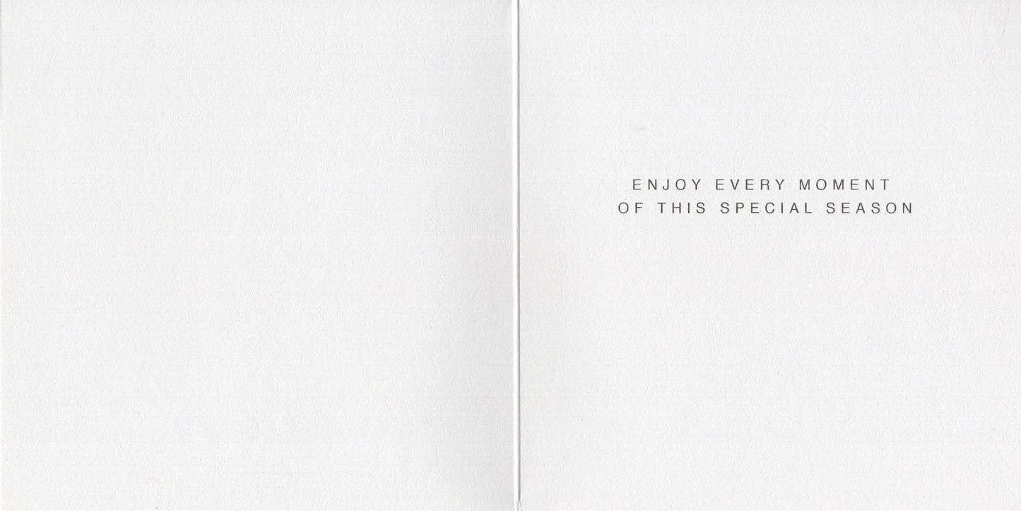 Box of 8 Foiled Birds & Festive Stag Christmas Cards