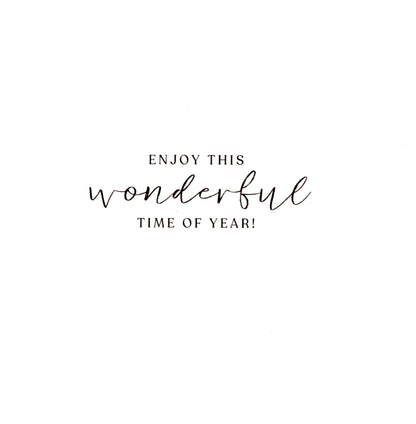 Box Of 8 Merry Christmas Santa & Reindeer Moon Christmas Cards Xmas Card Boxes