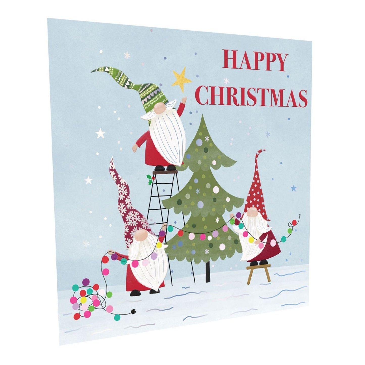 Crisis Charity Christmas Card Box of 8 Festive Gnomes Cards Support Homelessness