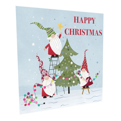 Crisis Charity Christmas Card Box of 8 Festive Gnomes Cards Support Homelessness