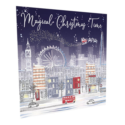 Crisis Charity Christmas Cards Box of 8 Santa London Cards Support Homelessness