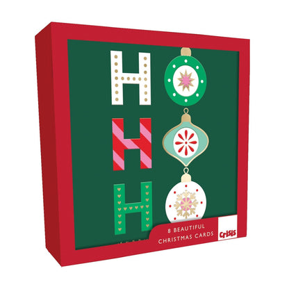Crisis Charity Christmas Cards Box of 8 Ho Ho Ho Cards Support Homelessness