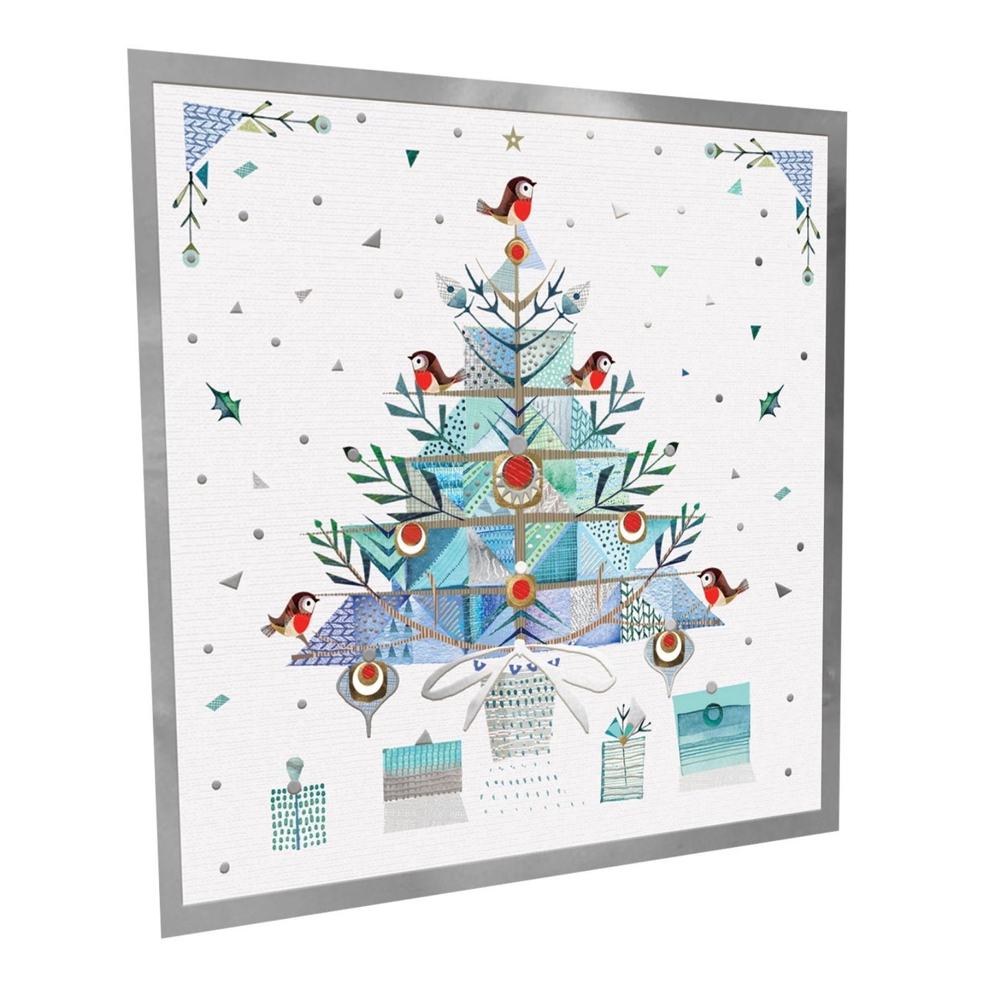 Crisis Charity Christmas Cards Box of 8 Xmas Tree Cards Support Homelessness