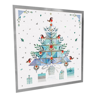 Crisis Charity Christmas Cards Box of 8 Xmas Tree Cards Support Homelessness