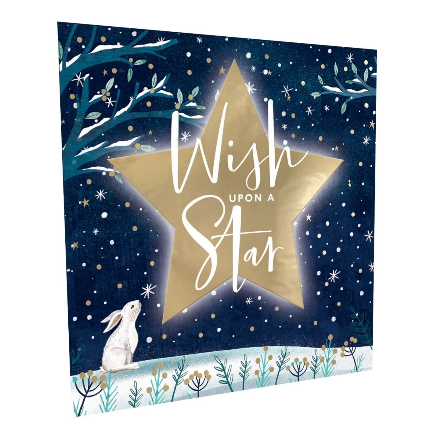 Crisis Charity Christmas Cards Box of 8 Hare & Star Cards Support Homelessness