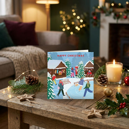 Box Of 8 Charity Christmas Cards Supporting Crisis Christmas Fair Design