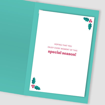 To My Fabulous Sister Festive Joy Christmas Greeting Card