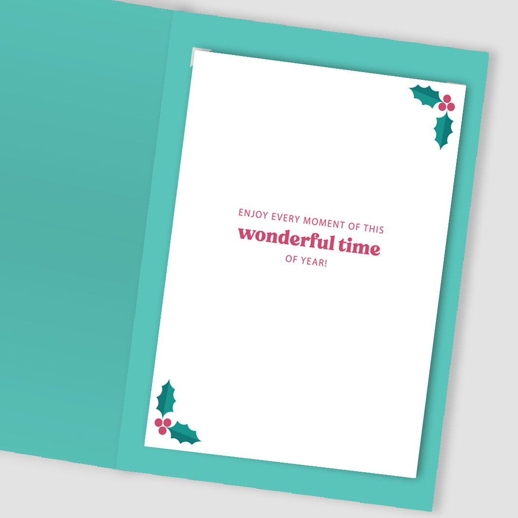 To A Very Special Friend Festive Joy Tree Bauble Christmas Greeting Card