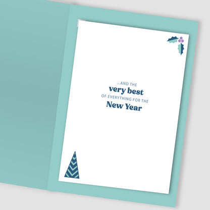 Special Brother & Sister-In-Law Festive Joy Christmas Greeting Card