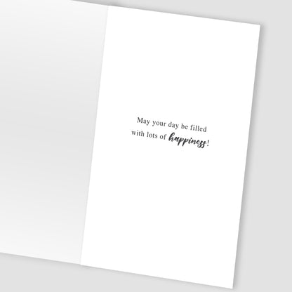 Merry Christmas Dad Felt-Tastic Red Wine Hand-Finished Christmas Greeting Card