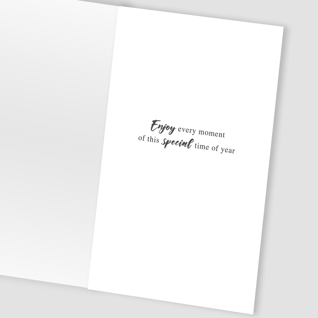 From All Of Us Felt-Tastic Funtastic Hand-Finished Christmas Greeting Card