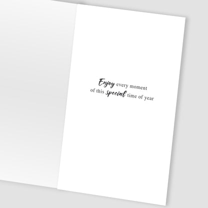 From All Of Us Felt-Tastic Funtastic Hand-Finished Christmas Greeting Card