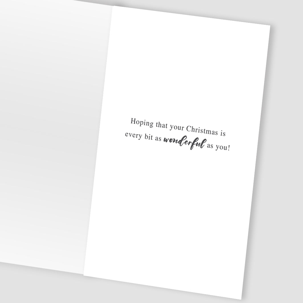 To A Special Nan Felt-Tastic Robin Wreath Hand-Finished Christmas Greeting Card