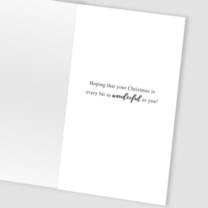 To A Special Nan Felt-Tastic Robin Wreath Hand-Finished Christmas Greeting Card