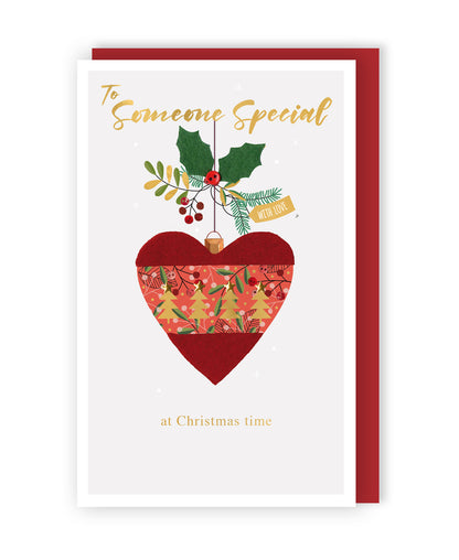 To Someone Special Felt-Tastic Love-Filled Hand-Finished Christmas Greeting Card