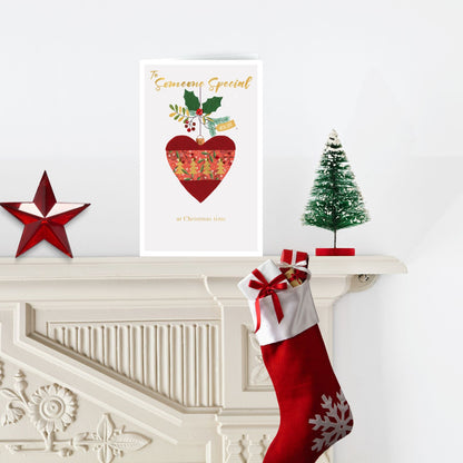 To Someone Special Felt-Tastic Love-Filled Hand-Finished Christmas Greeting Card