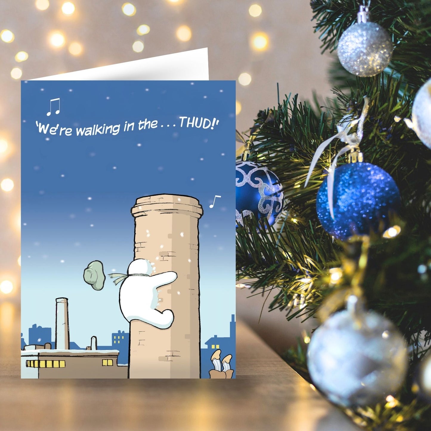 Twizler Humour Christmas Card The Snowman Funny Xmas Greeting Blank Inside