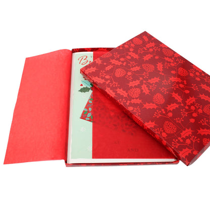 Beautiful Wife Christmas Card Boxed Luxury Lavish Embellished A4 Keepsake Card