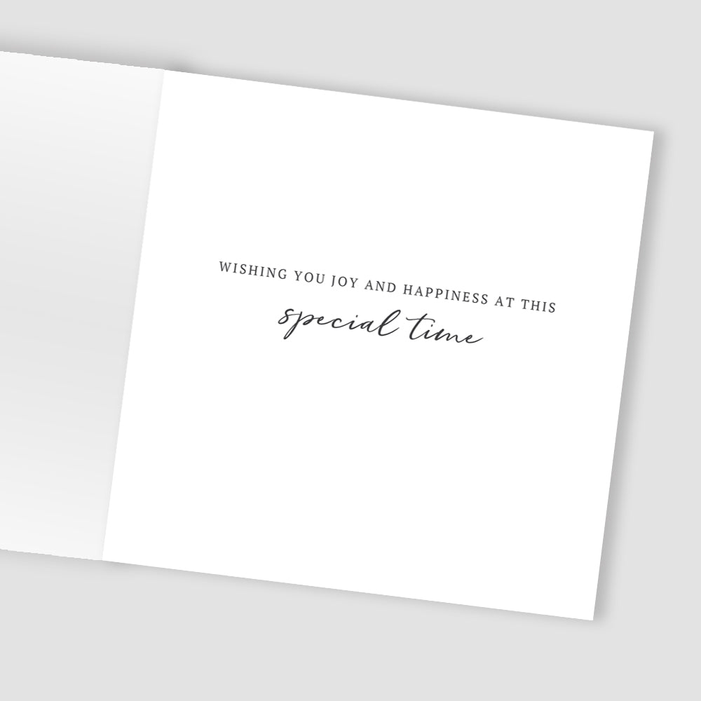 Sparkle Xmas Tree & Robins Embellished Hand-Finished Christmas Greeting Card