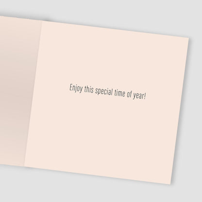 Luxury Christmas Cards Box of 6 Hand-Finished Merry & Bright Sparkle Xmas Cards