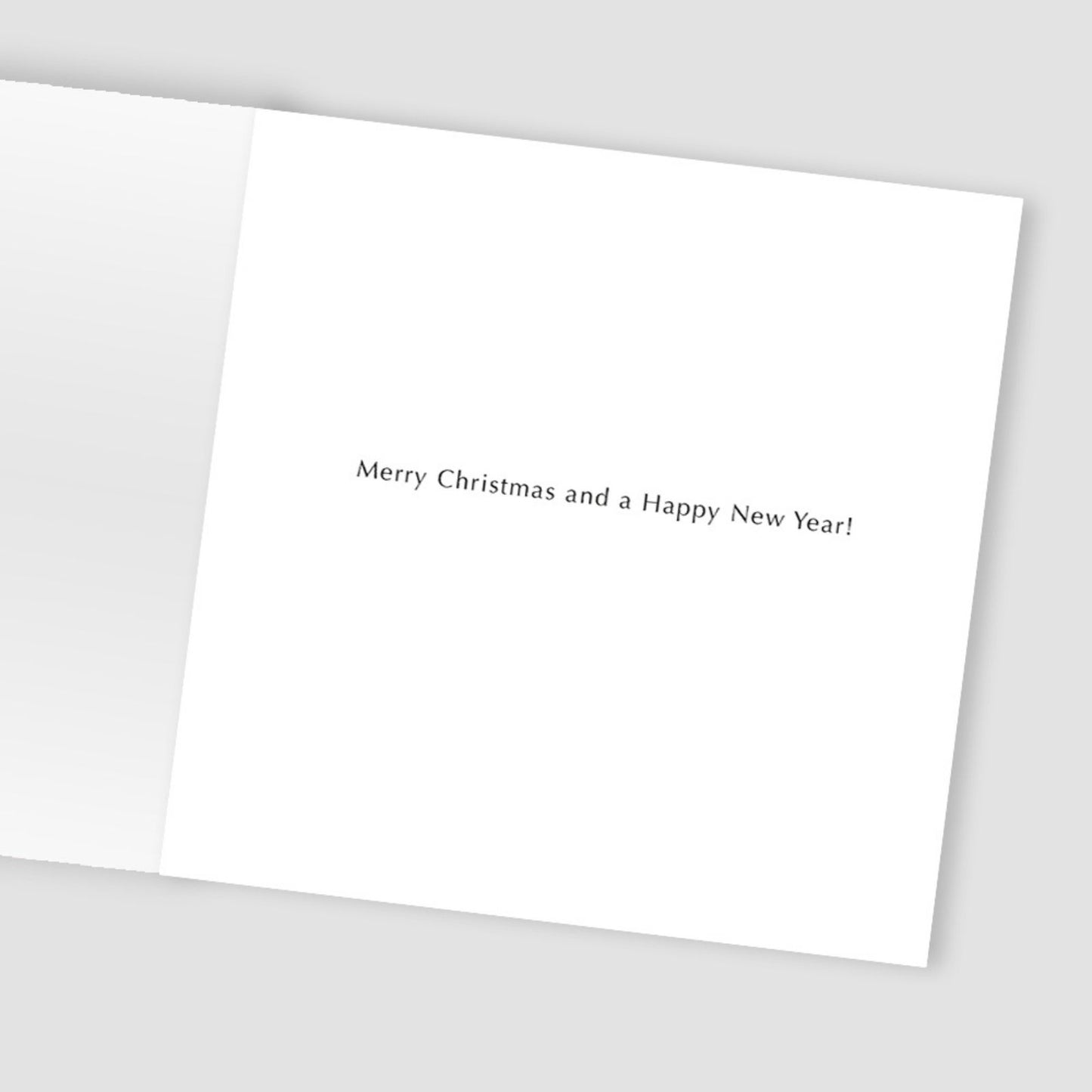 Box Of 4 Luxury Christmas Cards House & Snowman Hand-Finished Sparkle Range
