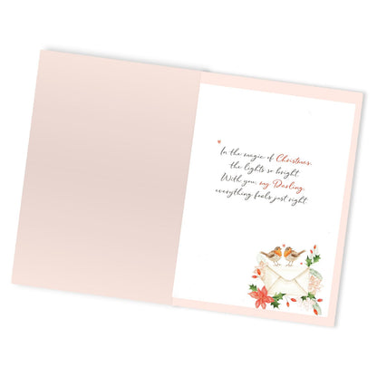 Magnifique Embellished One I Love Today & Always Large Christmas Greeting Card