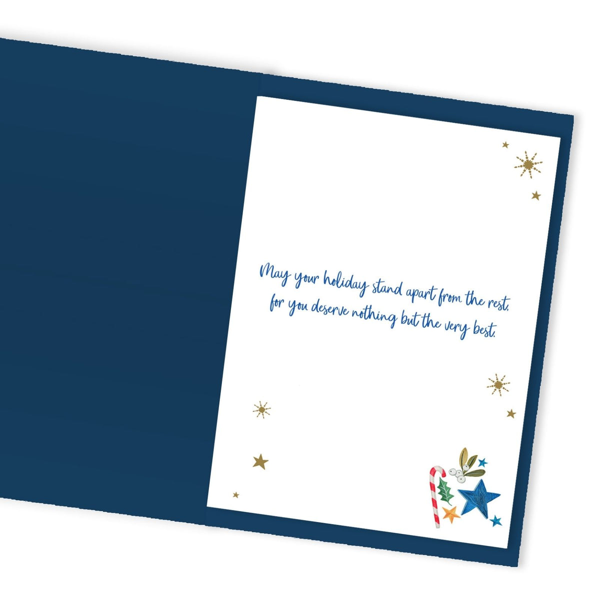 Grandson Christmas Card Large Magnifique Hand-Finished Embellished Xmas Design