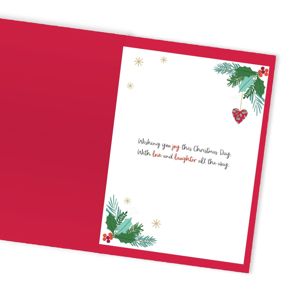 Brother & Sister-In-Law Christmas Card Large Magnifique Hand-Finished Design