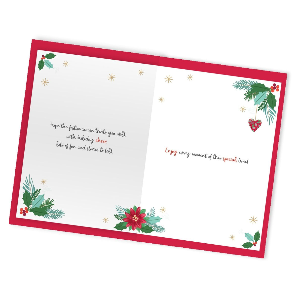 Brother & Sister-In-Law Christmas Card Large Magnifique Hand-Finished Design