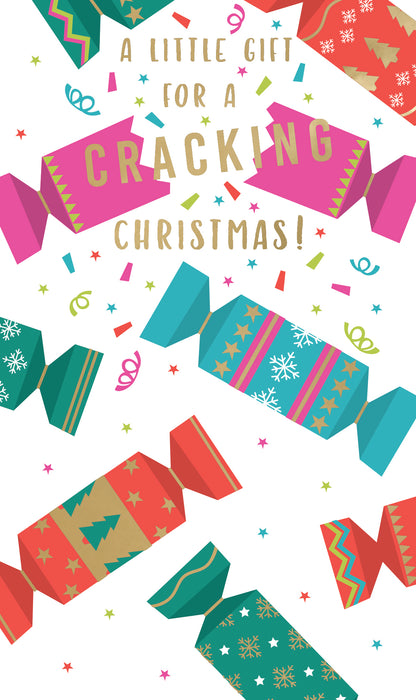 Christmas Crackers Christmas Money Wallet Gift Card
