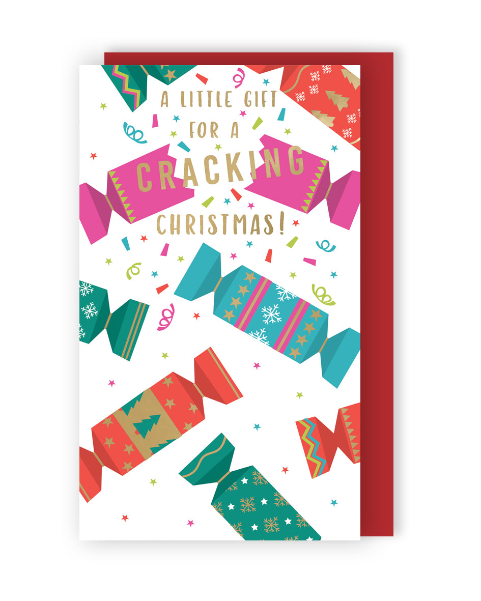 Christmas Crackers Christmas Money Wallet Gift Card