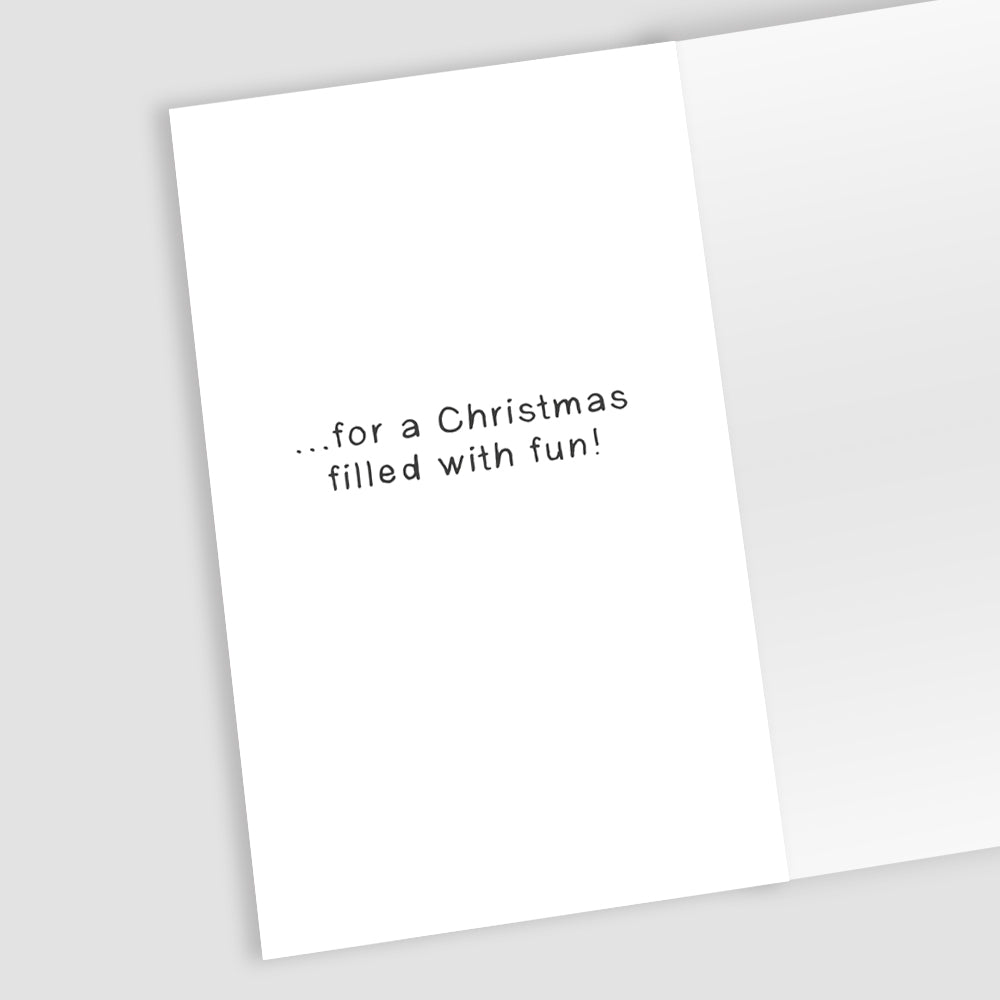 Dog With Christmas Balloons Christmas Money Wallet Gift Card