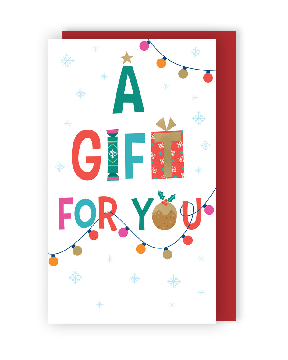 A Gift For You Christmas Money Wallet Gift Card