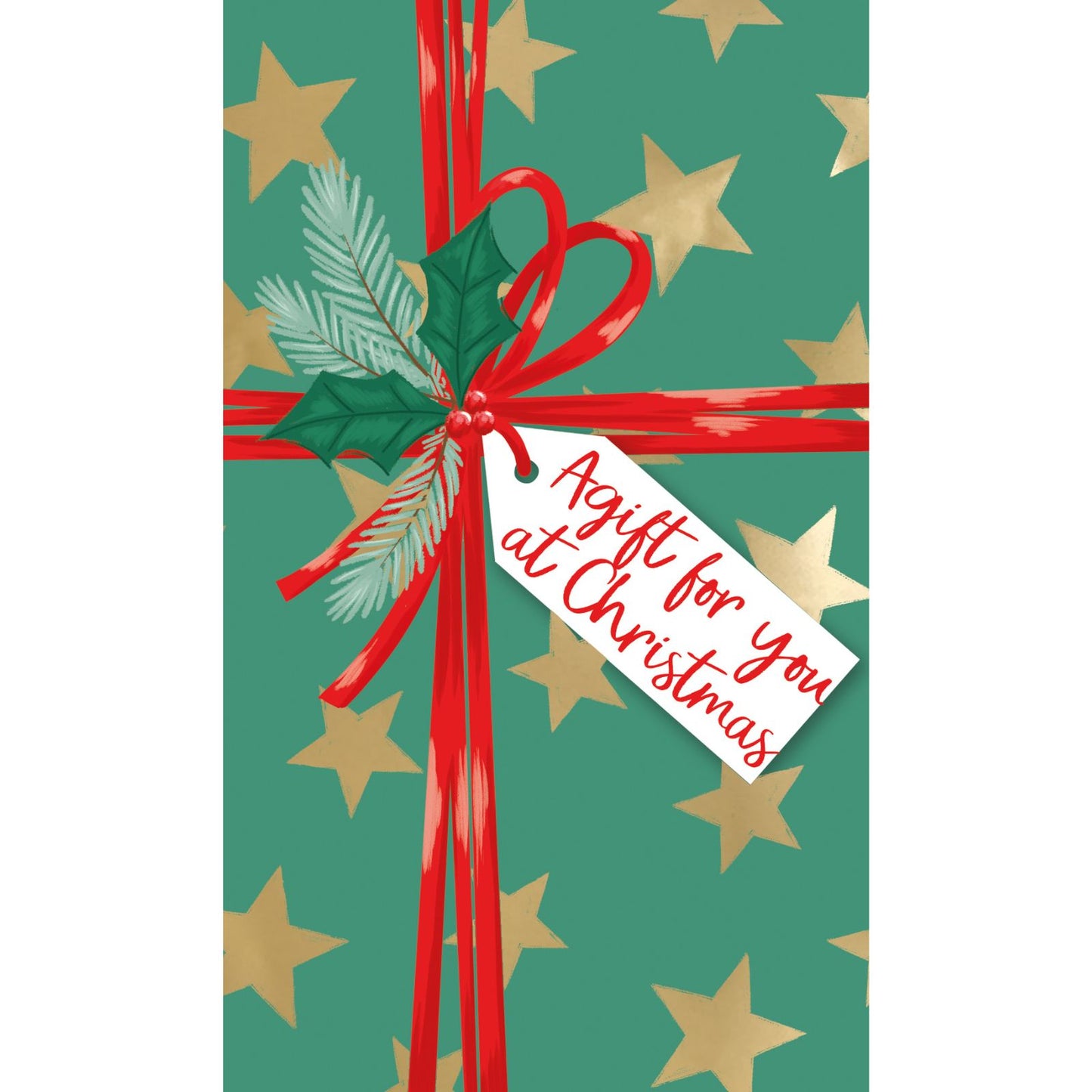 Money Wallet Christmas Card A Gift For You At Christmas Festive Bow Gift Card