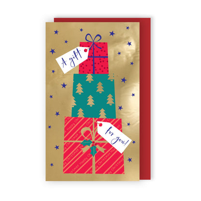 Money Wallet Christmas Card A Gift For You Festive Presents Gift Card