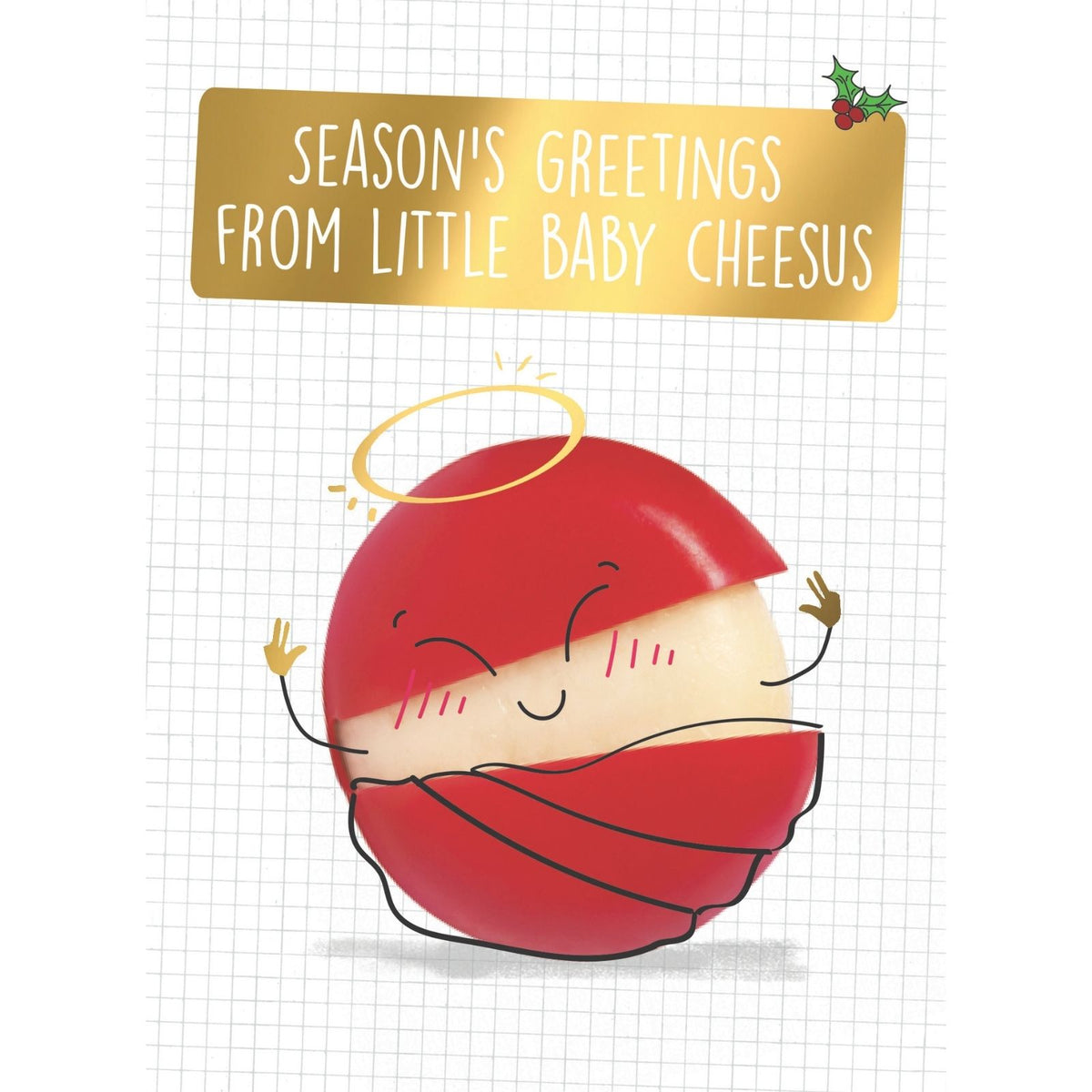 Quitting Hollywood Christmas Card From Baby Cheesus Funny Card