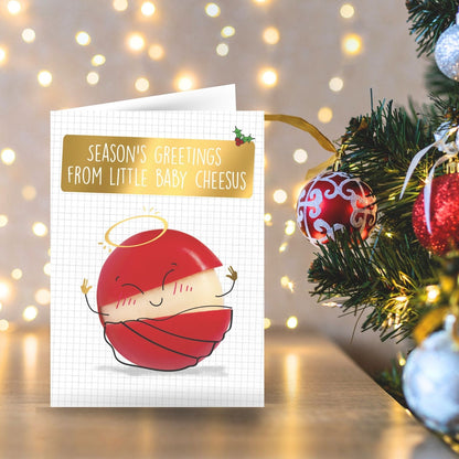 Quitting Hollywood Christmas Card From Baby Cheesus Funny Card