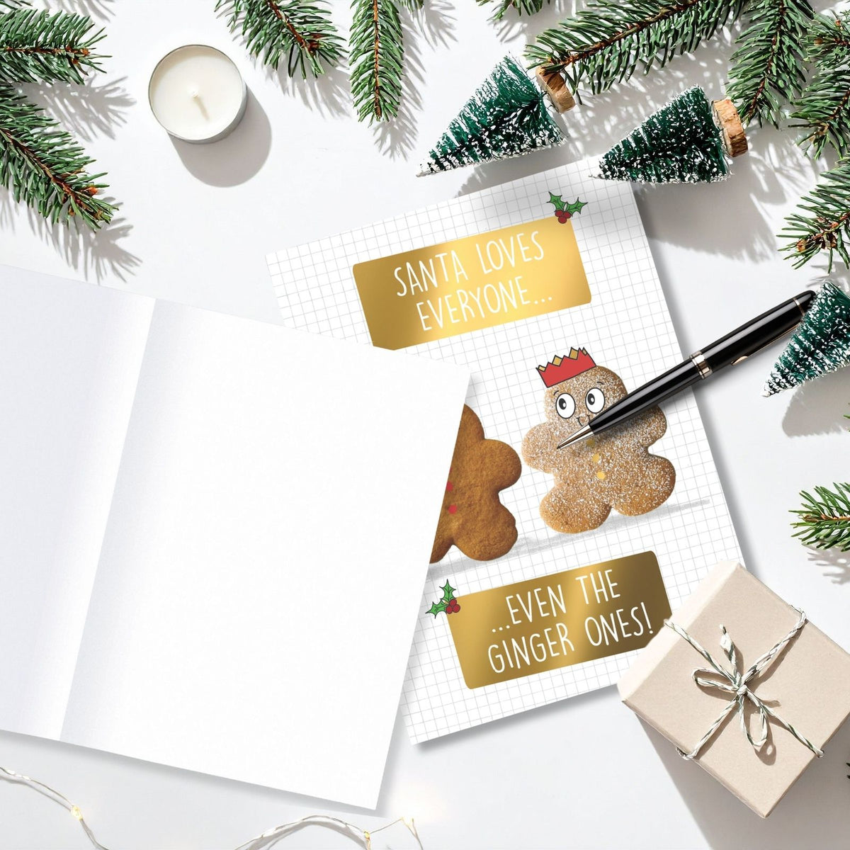 Quitting Hollywood Christmas Card Even The Ginger Ones! Funny Card