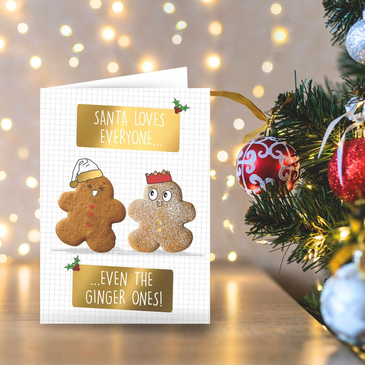 Quitting Hollywood Christmas Card Even The Ginger Ones! Funny Card