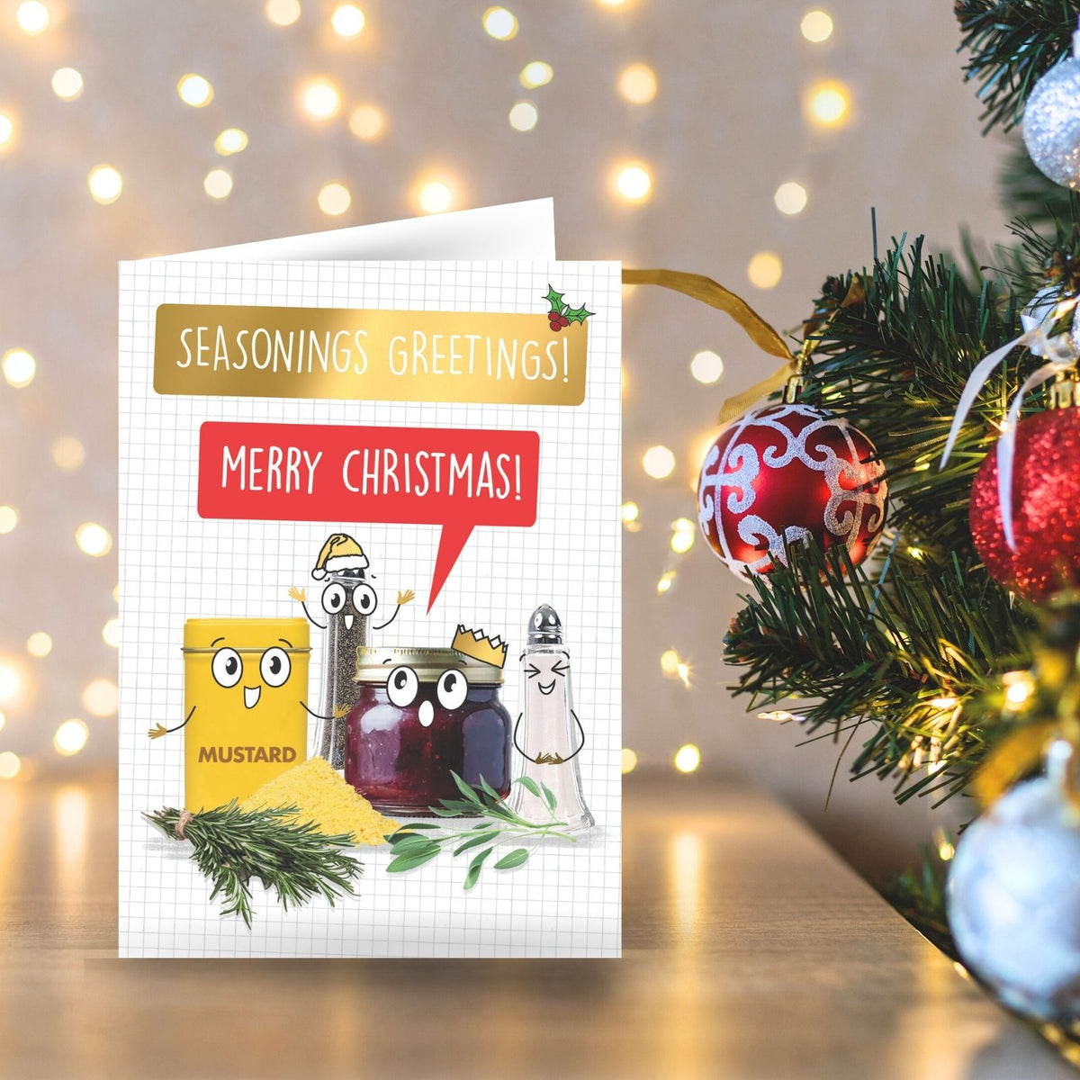 Quitting Hollywood Christmas Card Seasonings Greetings Funny Card