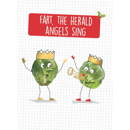 Quitting Hollywood Christmas Card Herald Angels Sing Funny Card